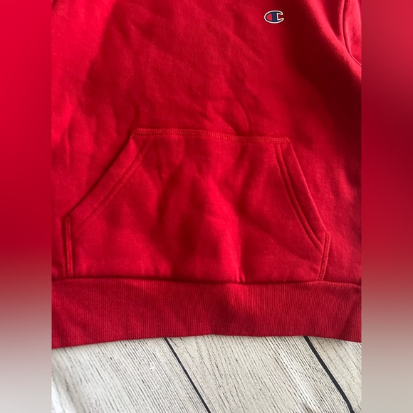 Champion Boys Signature Fleece Hoodie size 5. NEW without tags!❤️🖤 - Picture 7 of 8